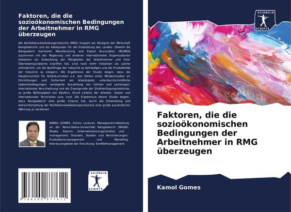 Produktbild: Faktoren, die die sozio&ouml;konomischen Bedingungen der Arbeitnehmer in RMG &uuml;berzeugen