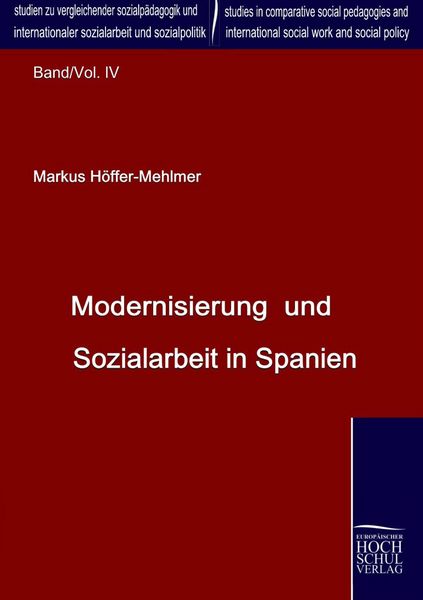 Produktbild: Modernisierung und Sozialarbeit in Spanien