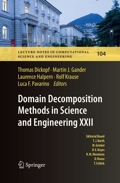 Produktbild: Domain Decomposition Methods in Science and Engineering XXII