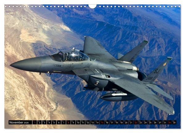 Produktbild: U.S. Aircraft - Fighting Jets (Wall Calendar 2026 DIN A3 landscape), CALVENDO 12 Month Wall Calendar