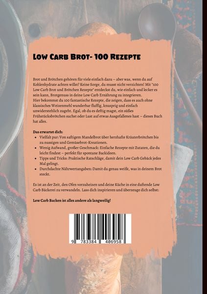 Produktbild: Low Carb Brot- 100 Rezepte f&uuml;r Low Carb Brot und Br&ouml;tchen.