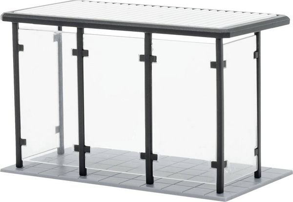 Produktbild: Kibri 38179 H0 Bushaltestelle mit Flachdach