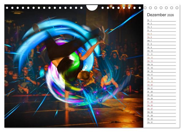 Produktbild: Break Dance B-boys & B-girls (Wandkalender 2026 DIN A4 quer), CALVENDO Monatskalender