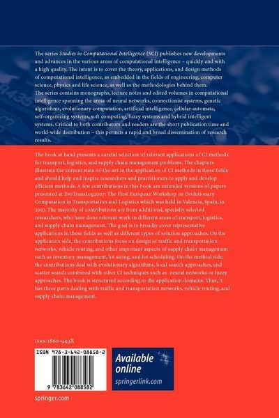 Produktbild: Advances in Computational Intelligence in Transport, Logistics, and Supply Chain Management