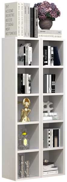 Produktbild: Holz CD DVD Stand Aufbewahrung Deko Regal Megosa S