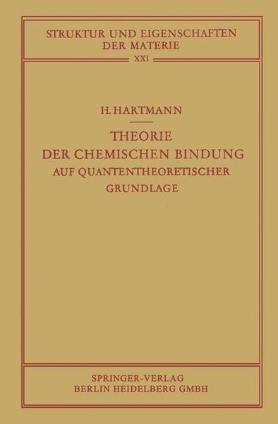 Produktbild: Theorie der Chemischen Bindung