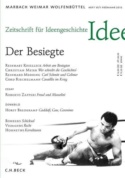 Produktbild: Zeitschrift f&uuml;r Ideengeschichte Heft VI/1 Fr&uuml;hjahr 2012