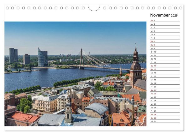 Produktbild: Entdeckungen im Baltikum (Wandkalender 2026 DIN A4 quer), CALVENDO Monatskalender