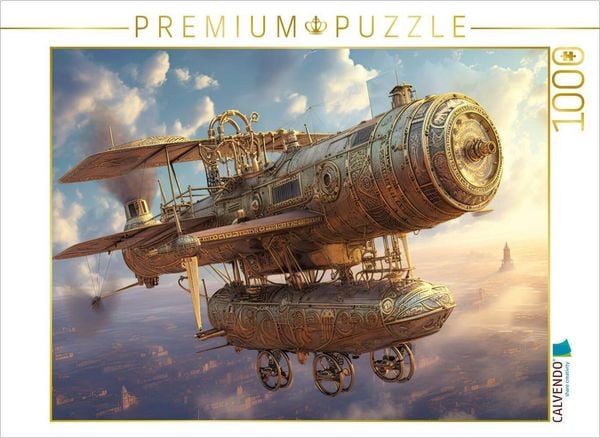 CALVENDO Puzzle Flügel-Luftschiff | 1000 Teile Lege-Größe 64x48cm Foto-Puzzle für glückliche Stunden