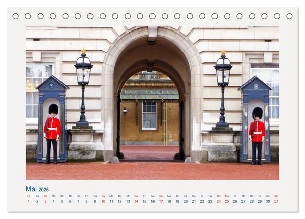 Produktbild: Stippvisite in London (Tischkalender 2026 DIN A5 quer), CALVENDO Monatskalender