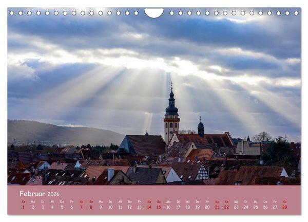 Produktbild: Durlach, das Stadtbild in 12 Impressionen (Wandkalender 2026 DIN A4 quer), CALVENDO Monatskalender