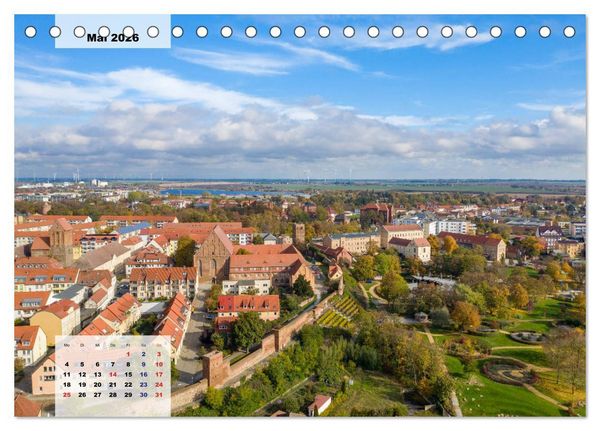Produktbild: Prenzlau - Stadt im Herzen der Uckermark (Tischkalender 2026 DIN A5 quer), CALVENDO Monatskalender
