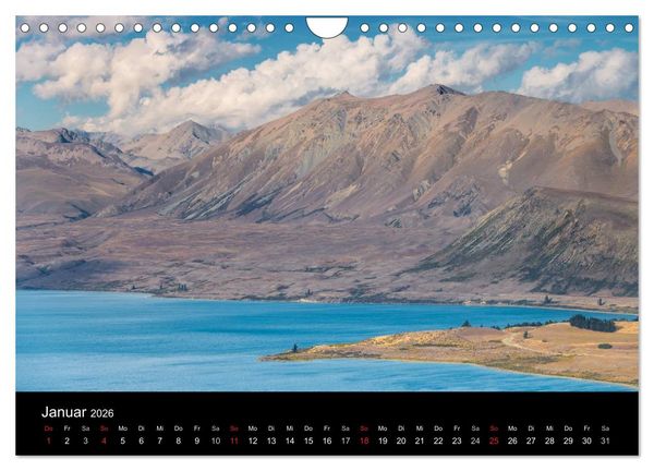 Produktbild: Neuseeland - Paradies am anderen Ende der Welt (Wandkalender 2026 DIN A4 quer), CALVENDO Monatskalender