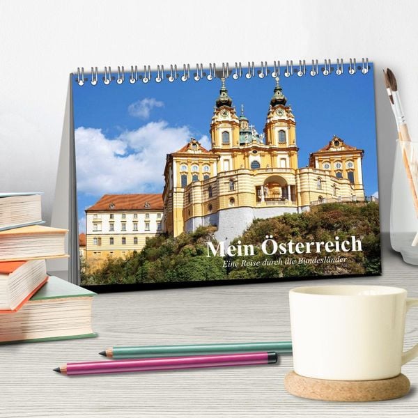 Produktbild: Mein &Ouml;sterreich. Eine Reise durch die Bundesl&auml;nder (Tischkalender 2026 DIN A5 quer), CALVENDO Monatskalender