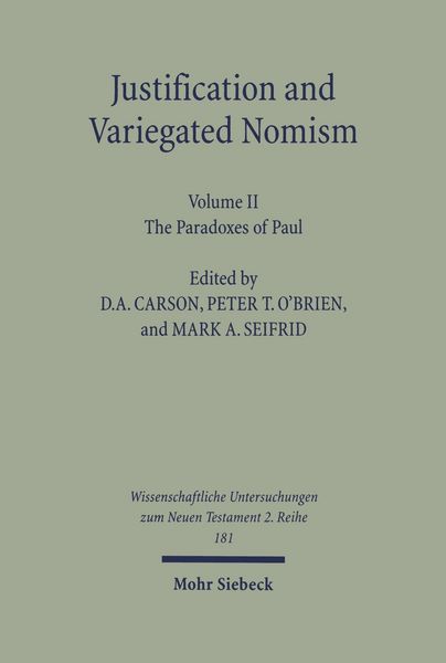 Produktbild: Justification and Variegated Nomism. Volume II