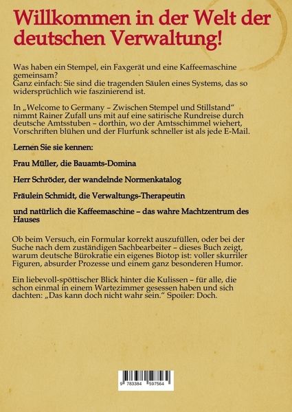 Produktbild: Welcome to Germany - Zwischen Stempel und Stillstand
