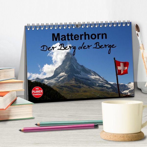 Produktbild: Matterhorn. Der Berg der Berge (Tischkalender 2026 DIN A5 quer), CALVENDO Monatskalender