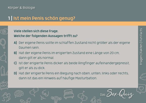 Produktbild: Das Sex-Quiz f&uuml;r Schule und Jugendarbeit
