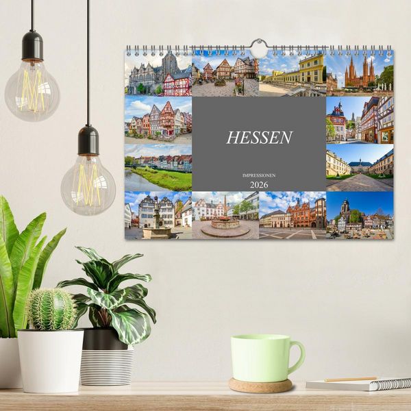 Produktbild: Hessen Impressionen (Wandkalender 2026 DIN A4 quer), CALVENDO Monatskalender