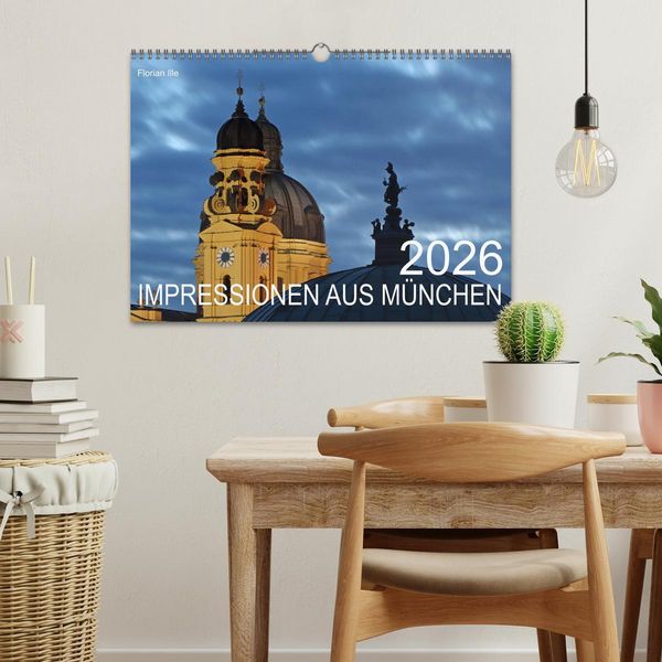 Produktbild: Impressionen aus M&uuml;nchen (Wandkalender 2026 DIN A3 quer), CALVENDO Monatskalender