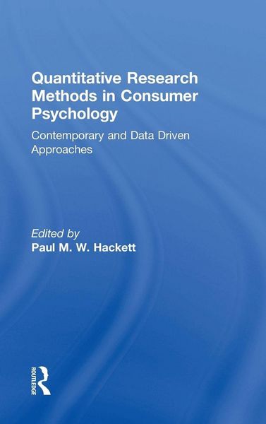 Produktbild: Quantitative Research Methods in Consumer Psychology