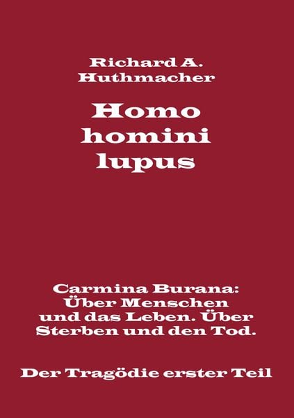Produktbild: Homo homini lupus. Der Trag&ouml;die erster Teil