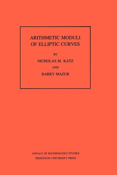Produktbild: Arithmetic Moduli of Elliptic Curves