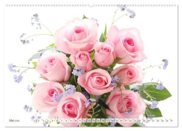 Produktbild: So viele sch&ouml;ne Rosen (Wandkalender 2026 DIN A2 quer), CALVENDO Monatskalender