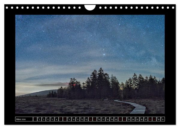 Produktbild: Astro-Kalender - Deep Sky und Landschaften (Wandkalender 2026 DIN A4 quer), CALVENDO Monatskalender