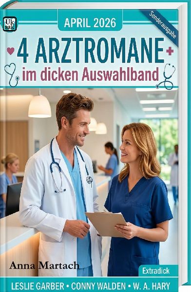 Produktbild: 4 Arztromane im dicken Auswahlband April 2026