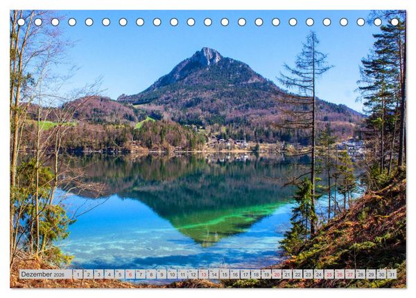Produktbild: Rund um den Fuschlsee (Tischkalender 2026 DIN A5 quer), CALVENDO Monatskalender