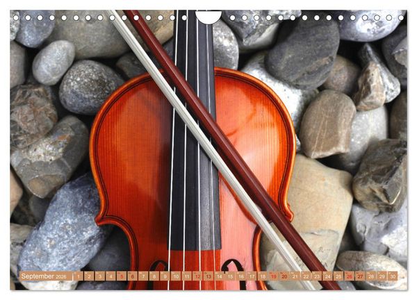 Produktbild: Aus Liebe zur Musik (Wandkalender 2026 DIN A4 quer), CALVENDO Monatskalender