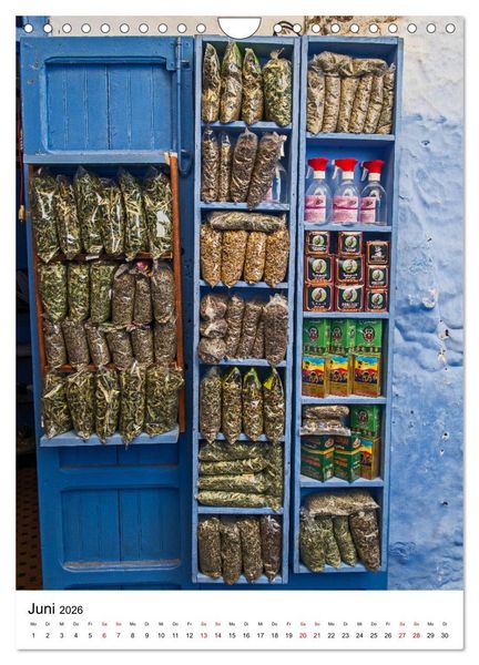 Produktbild: Marokko - Chefchaouen (Wandkalender 2026 DIN A4 hoch), CALVENDO Monatskalender