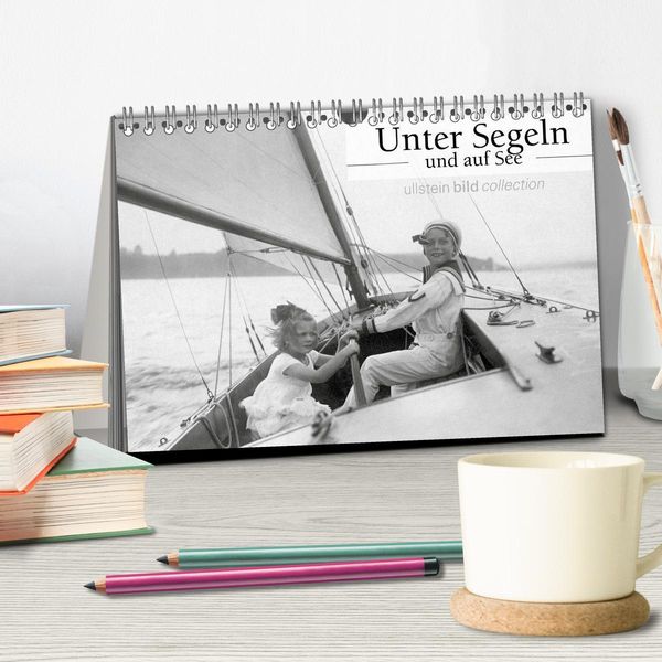 Produktbild: Unter Segeln und auf See (Tischkalender 2026 DIN A5 quer), CALVENDO Monatskalender