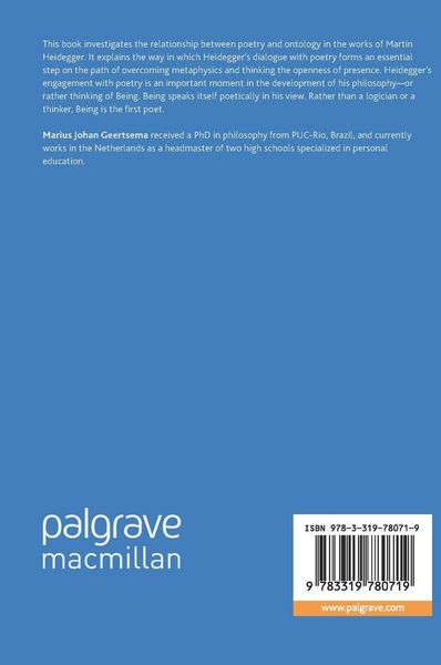 Produktbild: Heidegger's Poetic Projection of Being