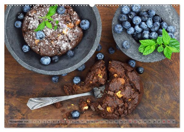 Produktbild: DESSERTVARIATIONEN (Wandkalender 2026 DIN A2 quer), CALVENDO Monatskalender