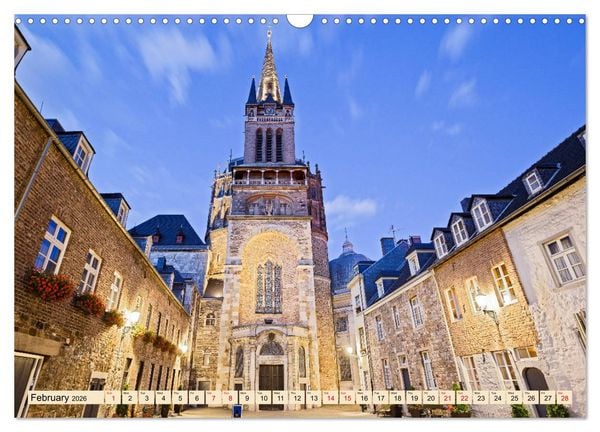 Produktbild: IMPERIAL CITY OF AACHEN (Wall Calendar 2026 DIN A3 landscape), CALVENDO 12 Month Wall Calendar