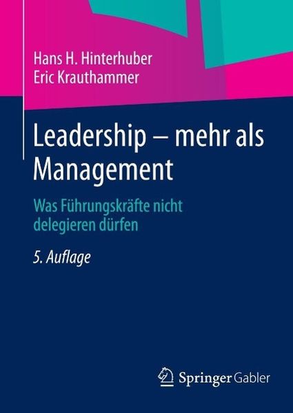Produktbild: Leadership - mehr als Management
