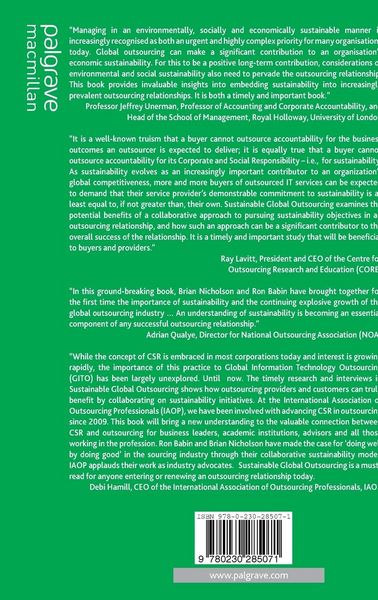 Produktbild: Sustainable Global Outsourcing