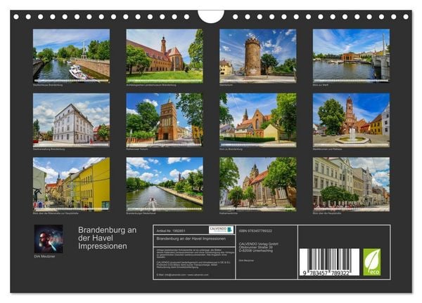 Produktbild: Brandenburg an der Havel Impressionen (Wandkalender 2026 DIN A4 quer), CALVENDO Monatskalender