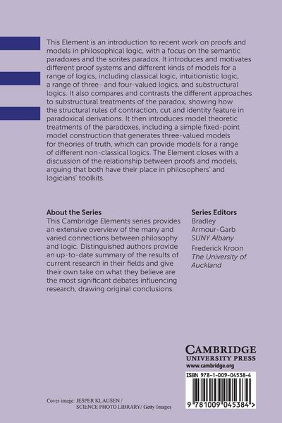 Produktbild: Proofs and Models in Philosophical Logic