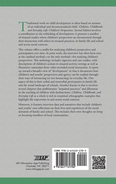 Produktbild: Children, Childhood, and Everyday Life