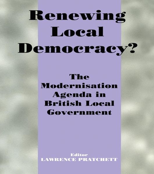 Produktbild: Renewing Local Democracy?
