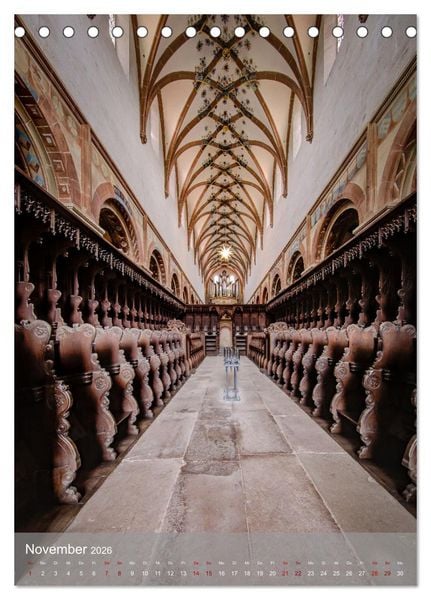 Produktbild: Kloster Maulbronn - Alte Mauern (Tischkalender 2026 DIN A5 hoch), CALVENDO Monatskalender
