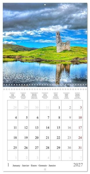 Produktbild: Scotland - Magical landscapes of the Highlands (Wall Calendar 2027 12 &times; 12 Inch) CALVENDO 12 Month Wall Calendar