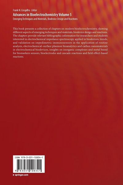 Produktbild: Advances in Bioelectrochemistry Volume 5