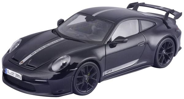 Maisto Porsche 911 GT3 2023, schwarz 1:18 Modellauto