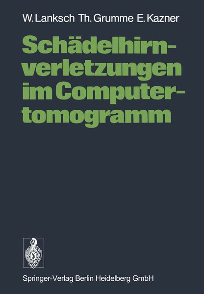 Produktbild: Sch&auml;delhirnverletzungen im Computertomogramm
