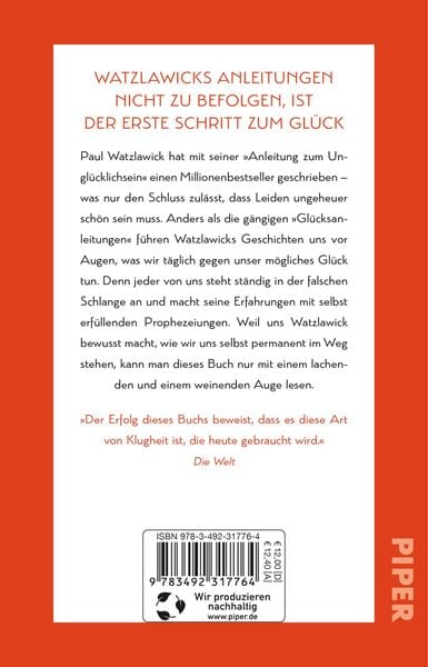 Produktbild: Anleitung zum Ungl&uuml;cklichsein