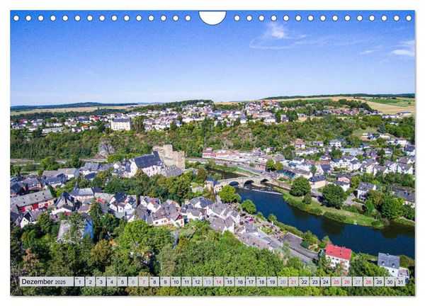 Ausblicke - Mittelhessen von Oben (Wandkalender 2025 DIN A4 quer), CALVENDO Monatskalender